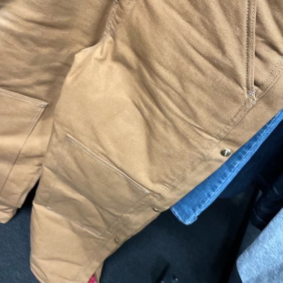 Carhartt Overalls Brown Mexico 14806 Heavyweight Double Knee SZ 32 X 30 Used - Picture 6 of 16